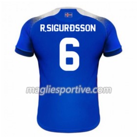 Completo Calcio Islanda R.Sigurdsson 6 Divisa Prima Mondiali 2018